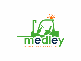 Medley Forklift Service logo design by ammad