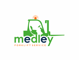 Medley Forklift Service logo design by ammad
