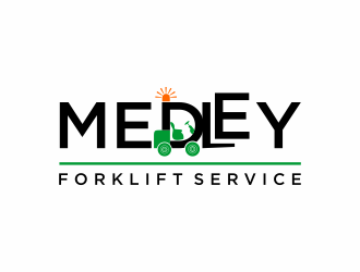 Medley Forklift Service logo design by ammad