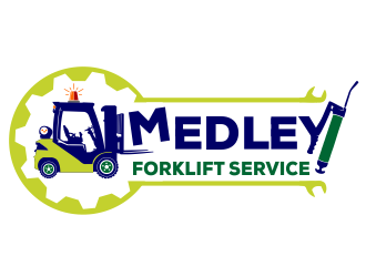Medley Forklift Service logo design by kopipanas