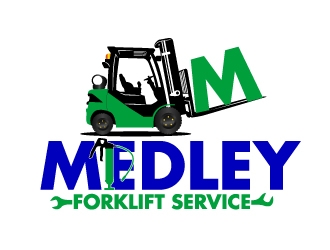 Medley Forklift Service logo design by 35mm