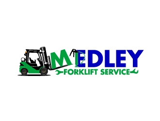 Medley Forklift Service logo design by 35mm