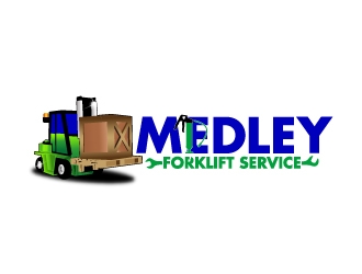 Medley Forklift Service logo design by 35mm