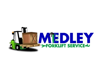 Medley Forklift Service logo design by 35mm