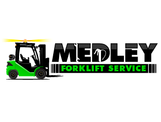 Medley Forklift Service logo design by PRN123