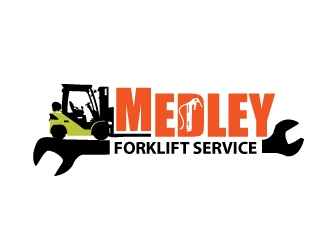 Medley Forklift Service logo design by Foxcody