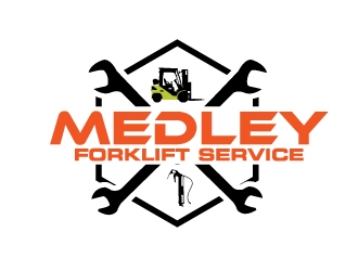 Medley Forklift Service logo design by Foxcody