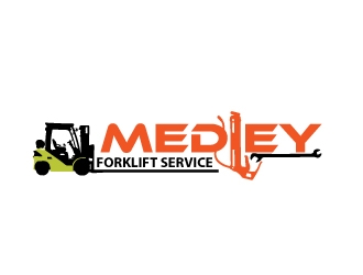 Medley Forklift Service logo design by Foxcody