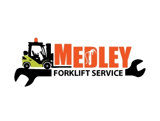 Medley Forklift Service logo design by Foxcody