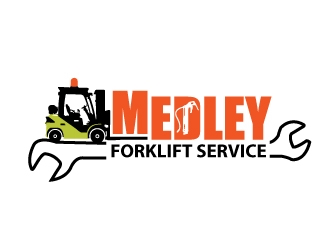 Medley Forklift Service logo design by Foxcody