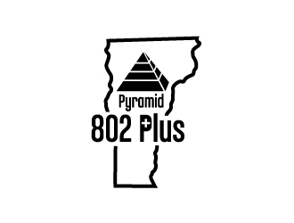 Pyramid 802 Plus logo design by zakdesign700