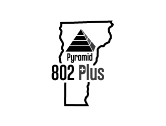 Pyramid 802 Plus logo design by zakdesign700