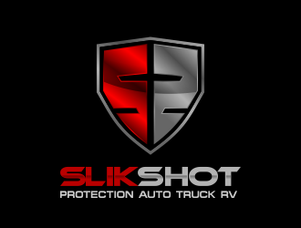 SLIK SHOT PROTECTION  AUTO TRUCK RV  logo design by kopipanas