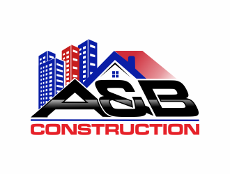 A & B Construction logo design by Mahrein