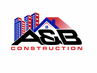 A & B Construction logo design by Mahrein