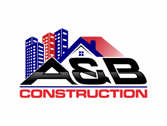 A & B Construction logo design by Mahrein