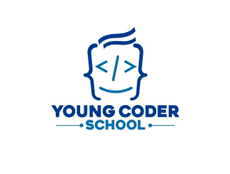 Young Coder School logo design by yans