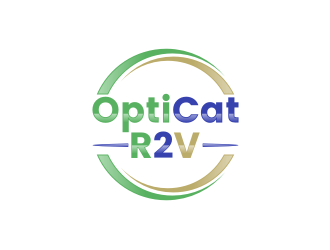 OptiCat R2V logo design by johana