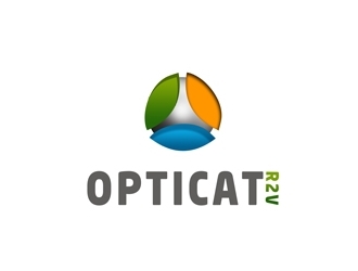 OptiCat R2V logo design by bougalla005