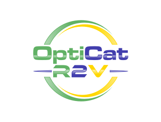 OptiCat R2V logo design by johana