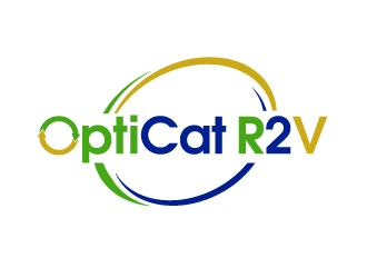 OptiCat R2V logo design by shravya