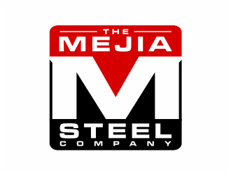 The Mejia Steel Company logo design by mutafailan
