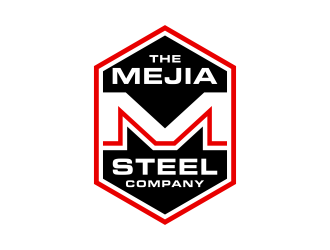 The Mejia Steel Company logo design by FriZign