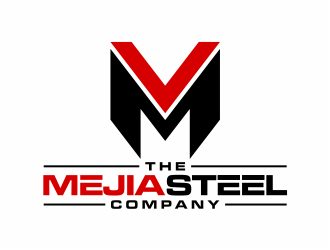The Mejia Steel Company logo design by mutafailan