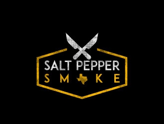 Salt Pepper Smoke BBQ logo design by aryamaity