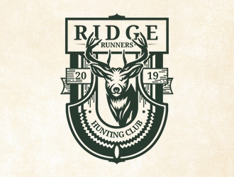 Ridge Runners Hunting Club logo design by UWATERE
