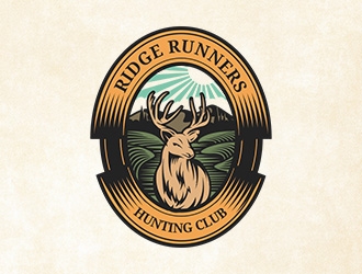 Ridge Runners Hunting Club logo design by UWATERE
