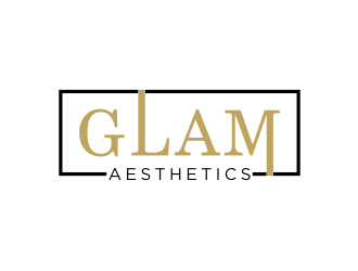 Glam Aesthetics logo design by johana