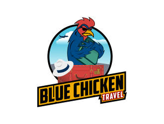Blue Chicken Armory logo design by Kruger