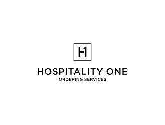H1 Hospitality One Ordering Services logo design by asyqh