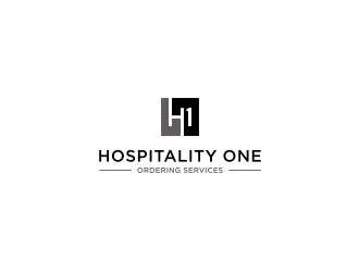 H1 Hospitality One Ordering Services logo design by asyqh