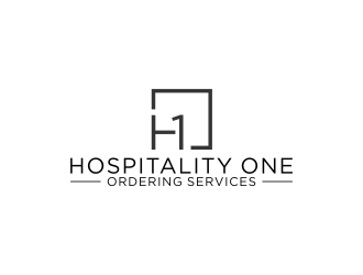 H1 Hospitality One Ordering Services logo design by checx