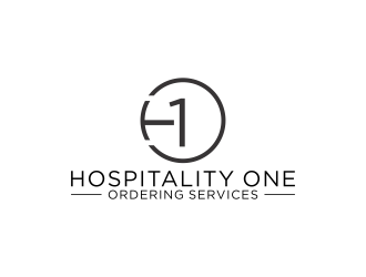 H1 Hospitality One Ordering Services logo design by checx