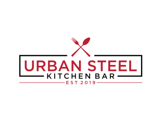 Urban Steel Kitchen   Bar logo design by nurul_rizkon