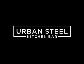 Urban Steel Kitchen   Bar logo design by johana