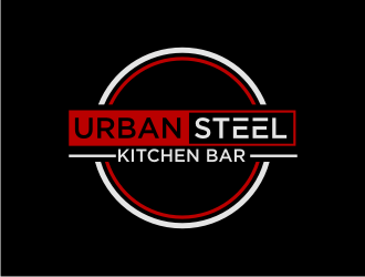 Urban Steel Kitchen   Bar logo design by BintangDesign