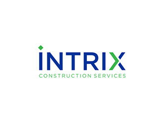 Intrix Construction Services logo design by blackcane