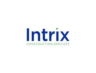 Intrix Construction Services logo design by blackcane