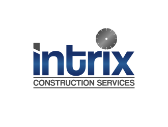 Intrix Construction Services logo design by Dakon