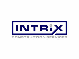 Intrix Construction Services logo design by checx