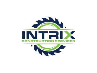 Intrix Construction Services logo design by ndaru