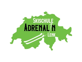 Skischule Adrenalin Lenk logo design by twomindz