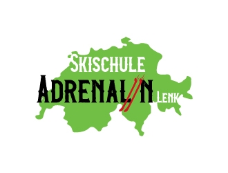 Skischule Adrenalin Lenk logo design by twomindz