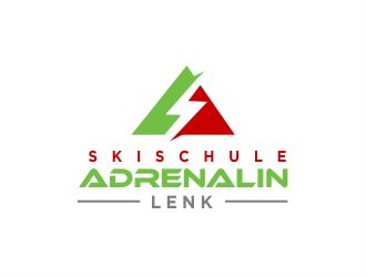 Skischule Adrenalin Lenk logo design by MerasiDesigns
