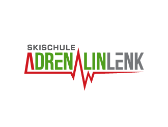 Skischule Adrenalin Lenk logo design by Andri