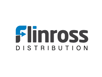 Flinross Distribution logo design by enan+graphics
